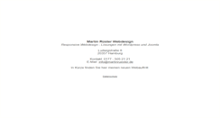 Desktop Screenshot of martinruester.de