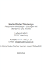 Mobile Screenshot of martinruester.de